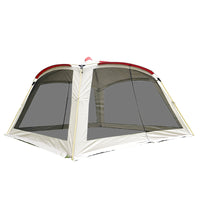 Alltel Outdoor Canopy Tent for 6-10 Person, Portable Beach Sunshade Shelter, Waterproof Fishing Awning