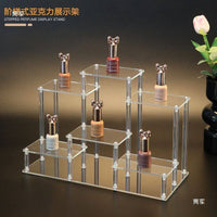 Acrylic Multi-Layer Display Stand for Figures, Perfumes, Jewelry, and Cosmetics
