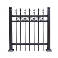 Zinc Steel Fence Panel for Residential, Commercial, and Industrial Security