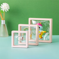 Dual-Color Transparent PE Film Suspension Display Case for Jewelry & Collectibles