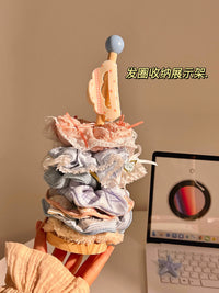 Dopamine Hair Tie Holder Desktop Organizer for Hair Accessories and Clips
