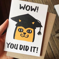 Wrap British Imported Birthday Greeting Card, Blessing Couple, Cute Illustration Card, Graduation Confession Bowsher