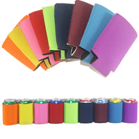Neoprene Can Cooler Sleeve with Bottom for 12oz Soda Cans and Bottles