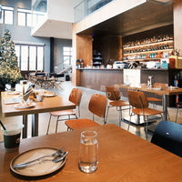 Retro Industrial Style Dining Table and Chairs Set for Restaurant Bar Cafe