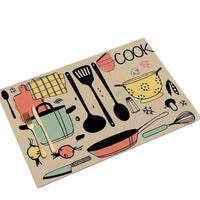 Diatomaceous Earth Kitchen Countertop Drying Mat for Dishes and Utensils, Heat-Resistant Absorbent Faucet Mat