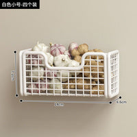 Over-the-Cabinet Door Storage Basket Organizer for Kitchen Pantry