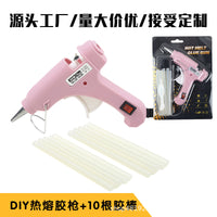 Mini Hot Glue Gun Kit with Colorful Glue Sticks for DIY Crafts and Home Repairs