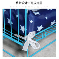 Breathable Cat Hammock Bed for Cages, Pet Resting Mat with Fixing Straps