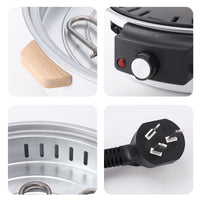 Electric Charcoal Grill and Teapot Warmer, Outdoor Multi-functional Heating Stove, Small Camping Barbecue Rack
