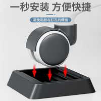 Universal Wheel Caster Stopper Pads for Office Chairs and Furniture, Anti-Slip Floor Protector Mats