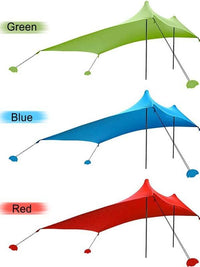Outdoor Lycra Beach Tent Sun Shelter for Camping Fishing Car Rooftop