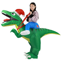 Inflatable Dinosaur Rider Costume for Halloween & Christmas Parties