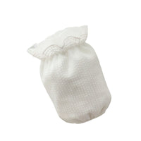 Lace Arm Sleeves for Women, Short Winter Stain-Resistant Cuffs, Three-Layer Design for Office and Daily Wear