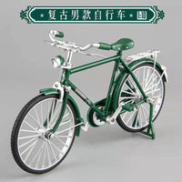 DIY Retro Bicycle Model Kit Alloy Collectible Toy