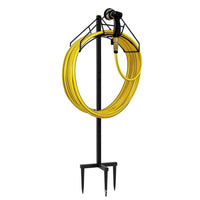 Detachable Metal Garden Hose Holder Stand Outdoor Water Pipe Storage Rack