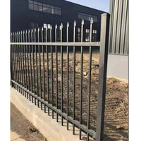 Zinc Steel Anti-Climb Fence for Parks, Villas, and Outdoor Security