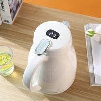 Smart Display Temperature Vacuum Borosilicate Glass Thermos Kettle 1.5L