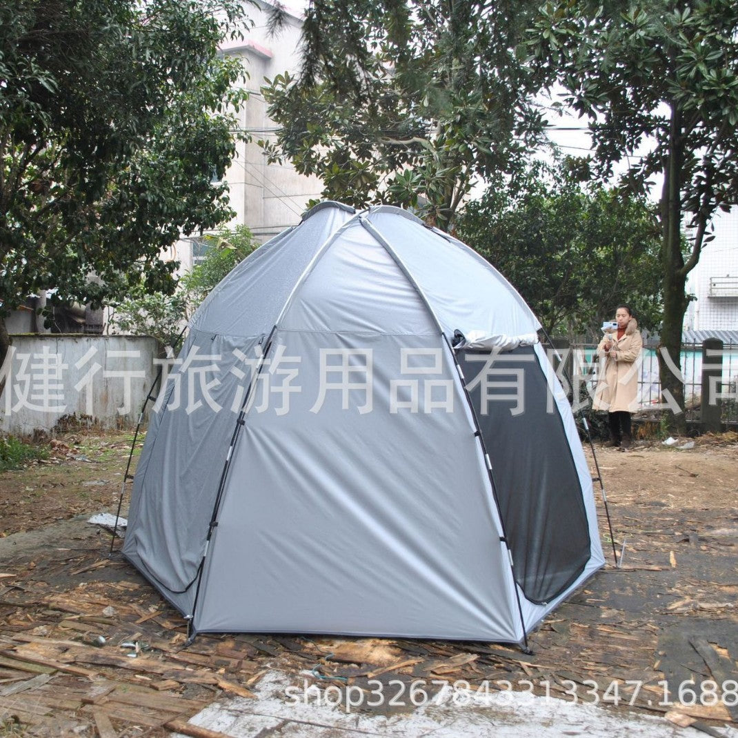 Waterproof UV Protection 6-Person Hexagonal Family Camping Tent