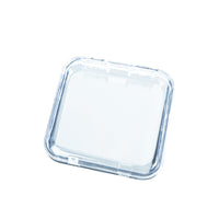 Clear Acrylic Badge Display Case with Flip Lid - Dustproof & Moisture-proof Storage Box for Pins and Badges