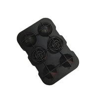 Silicone Whiskey Ice Cube Tray with Diamond, Rose, and Sphere Molds