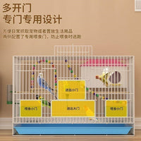 New Large Foldable Bird Cage Ecological Villa for Parakeets Cockatiels Pearl Birds Luxury Cage