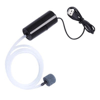 Portable USB Aquarium Air Pump for Fish Tank, Mini Silent Oxygen Aerator for Fishing