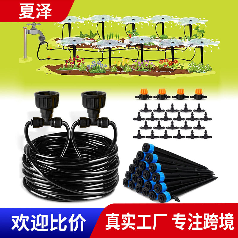 DIY Drip Irrigation Kit for Potted Plants and Garden Automatic Watering System