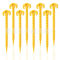 Portable Plastic Tent Stakes for Outdoor Camping and Canopies