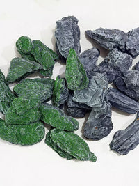Miniature Irregular Mossy Rock Model for Dioramas and Micro Landscapes