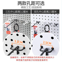 Pegboard Hooks for Retail Display and Storage, Heavy-Duty Metal Hooks for Supermarket Shelves