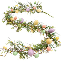 Easter Egg Garland Wreath Spring Festival Decoration