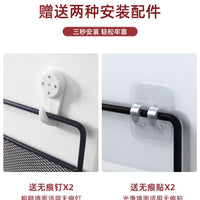 No-Drill Wall-Mounted Storage Basket Shelf for Living Room, Bedroom, Kitchen, Bathroom