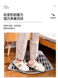 Foldable Laundry Hamper with Hollow Design, Large Capacity Dirty Clothes Storage Basket