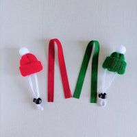 Pet Knitted Hat and Scarf Set for Hamsters, Parrots, and Snakes - Photo Props