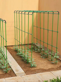 Garden Trellis Kit for Climbing Plants, Vegetables, Fruits - Coated Steel Pipe Support Frame
