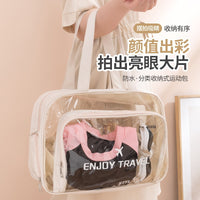 Large Capacity Waterproof Dry Wet Separation Travel Bag with Shoe Compartment for Gym Beach Swimming