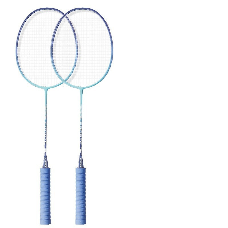 2026 New Lightweight Alloy Badminton Racket Set - Durable Offensive Type with Shuttlecocks