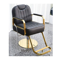 Hydraulic Reclining Barber Chair for Hair Salon, Adjustable Swivel Styling Chair