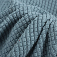 Single-Sided Spandex Corn Grid Fleece Fabric 210g for Sofa Chair Covers