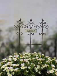Japanese Retro Iron Art Garden Fence Decor
