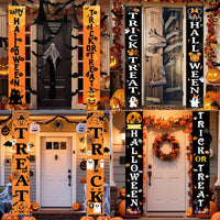 Halloween Day of the Dead Skeleton Couple Decorative Banner