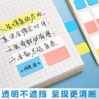Repositionable Index Tabs Self-Adhesive Note Flags for Books Documents Planners