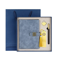 Chinese Style Bookmark Notebook Pen Gift Set for Business & Graduation