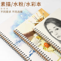 Sketchbook for Students and Artists, Blank Drawing Paper for Sketching and Hand-Painting