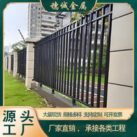 Zinc Steel Garden Fence Panel for Villas and Courtyards, Export Standard 304 Stainless Steel