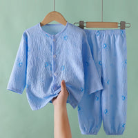 Kids' Cloud Cotton Pajama Set for Boys and Girls - Soft Air Conditioning Suit