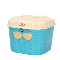 Electric Bicycle Front Basket with Lock, Waterproof, Large Capacity, Helmet Storage, Thickened