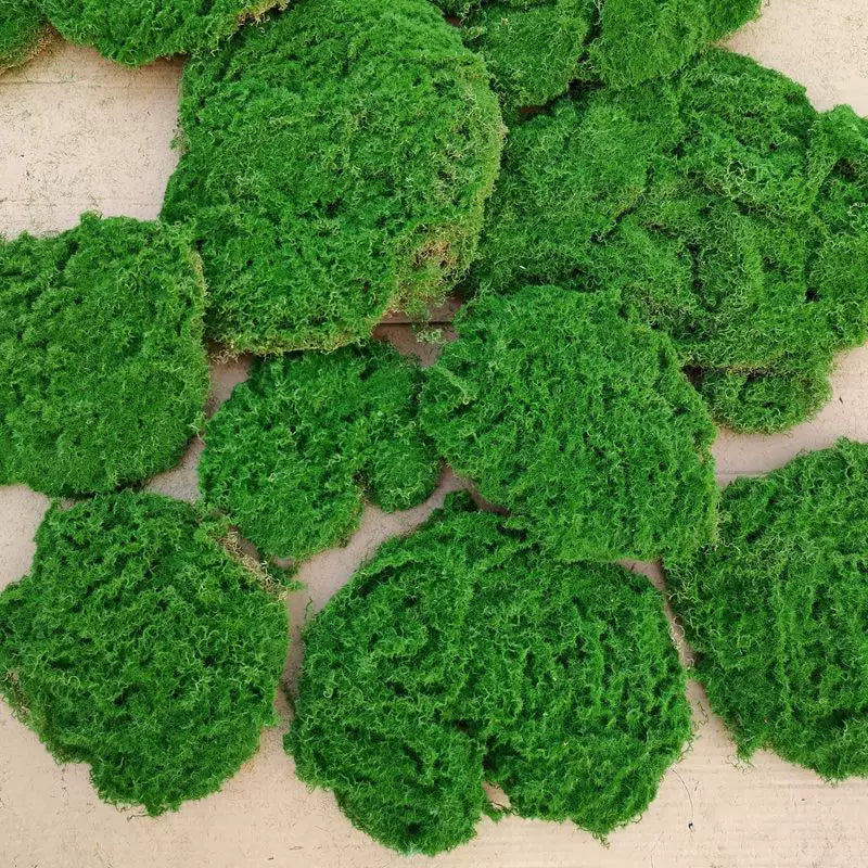 Artificial Moss Blocks for Landscaping and Decoration, Flexible and Stretchable