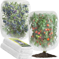 Garden Plant Protective Netting for Vegetables & Fruit Trees, 60 Mesh Insect Barrier Cover with Zipper
