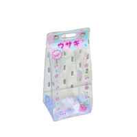 Japanese Plaid Milk Carton Doll Bag DIY Dustproof Storage Display Case for 10cm Cotton Dolls